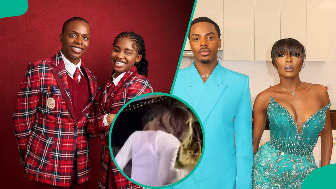 Enioluwa's lover Phina whines waist at Rakeem's party. Enioluwa's lover Phina whines waist at Rakeem's party.