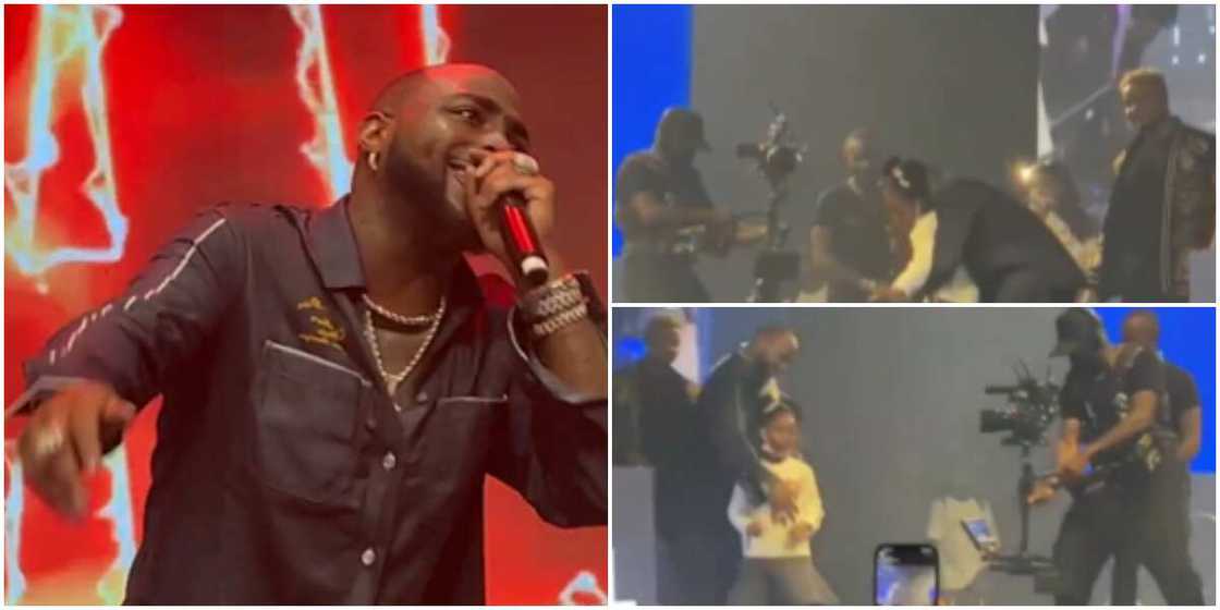 Imade steals the show at Davido's concert Imade steals the show at Davido's concert