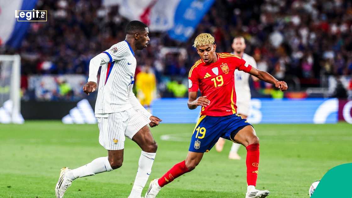 Lamine Yamal, Ousmane Dembele, Spain, France, Football, UEFA Nations League.