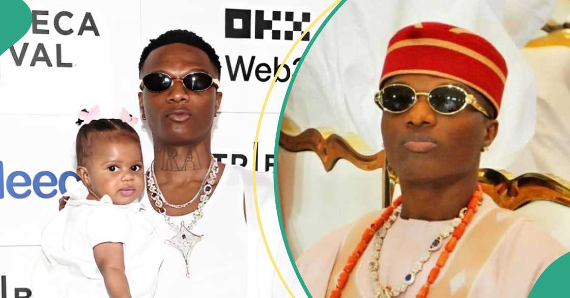Wizkid’s daughter breaks the internet with one toothless grin photo