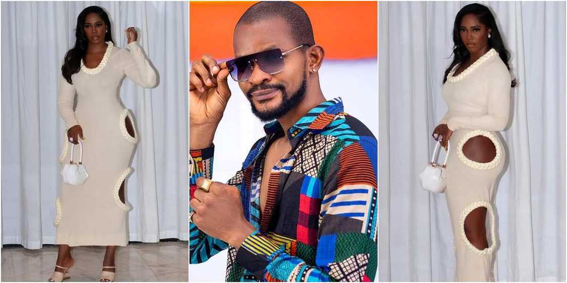 Uche Maduagwu and Tiwa Savage Uche Maduagwu and Tiwa Savage