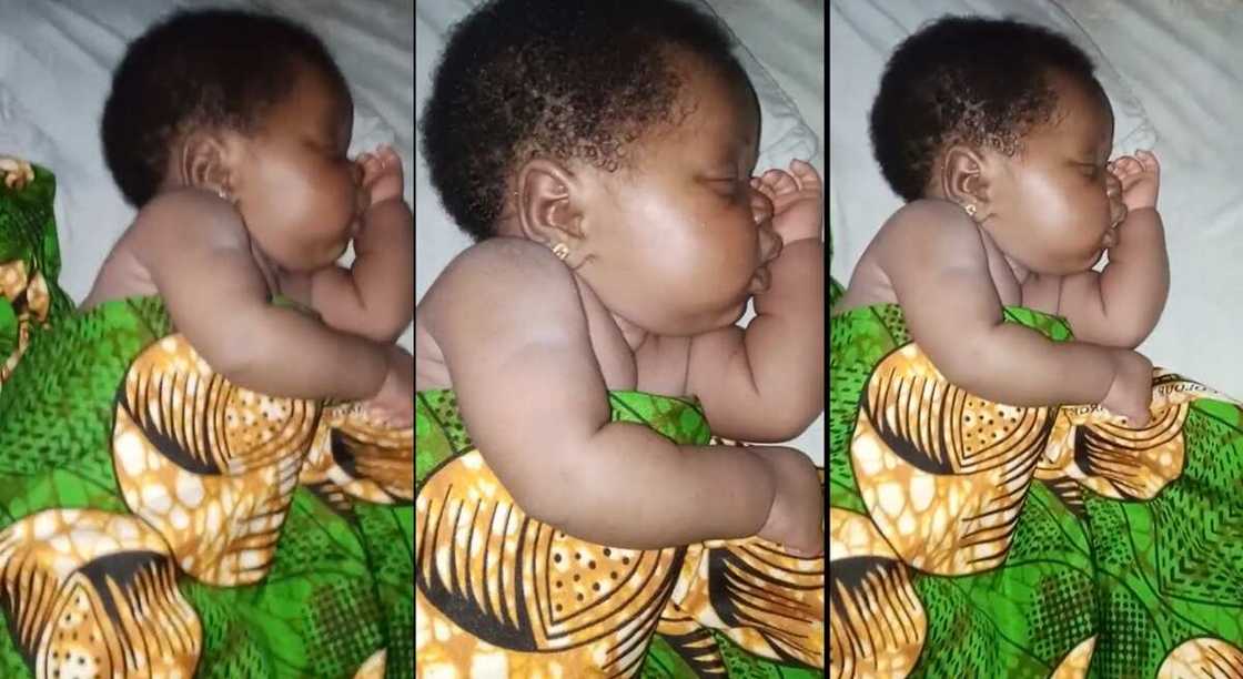Photos of a baby sleeping. Photos of a baby sleeping.