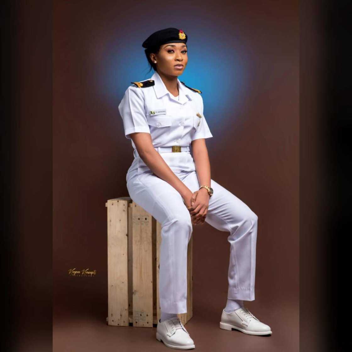 Gorgeous Nigerian lady who dumped journalism to become naval officer shares her life journey Gorgeous Nigerian lady who dumped journalism to become naval officer shares her life journey
