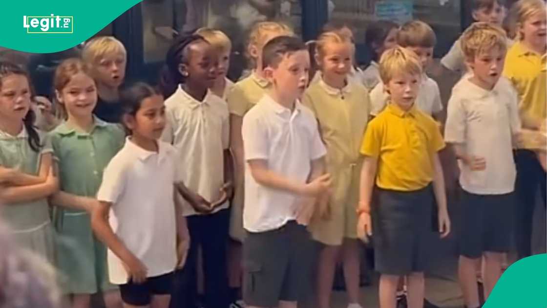 UK children sing Yoruba song in TikTokvideo