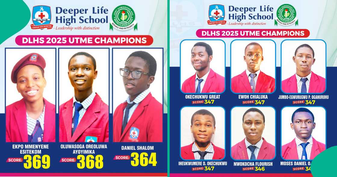 Deeper Life High School students score 300 and above in 2025 UTME, their results go viral Deeper Life High School students score 300 and above in 2025 UTME, their results go viral