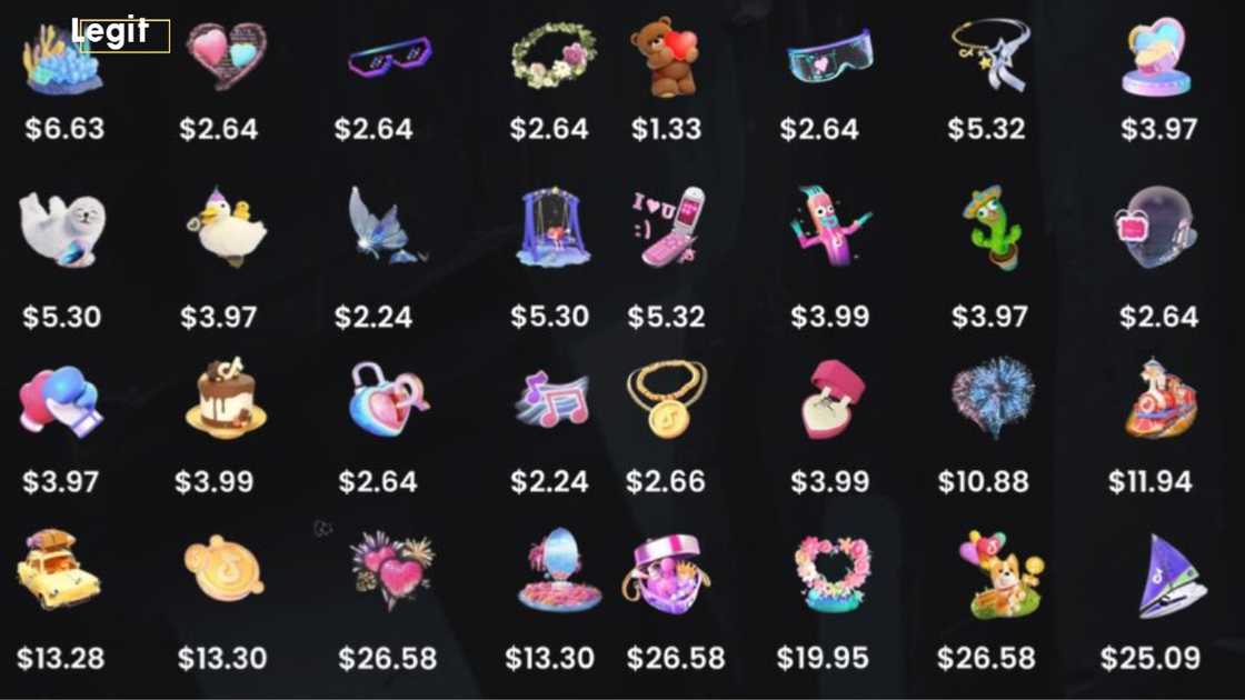 TikTok gifts TikTok gifts