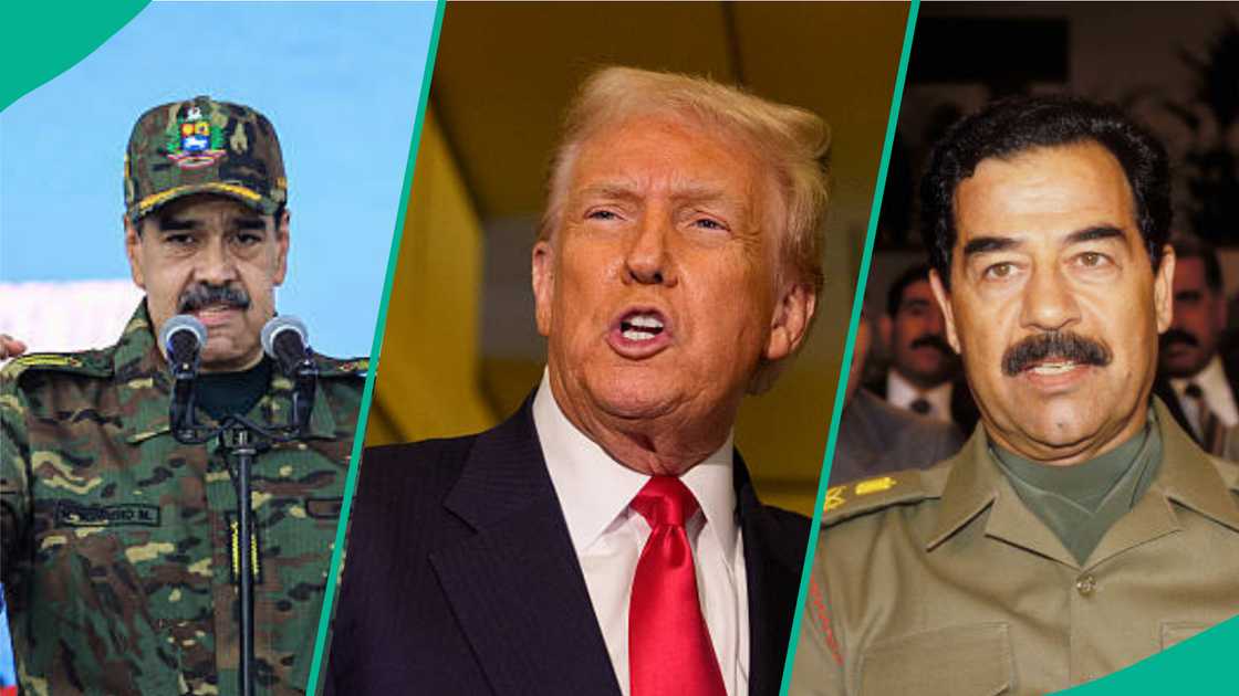 Nicolas Maduro, Donald Trump da Saddam Hussain