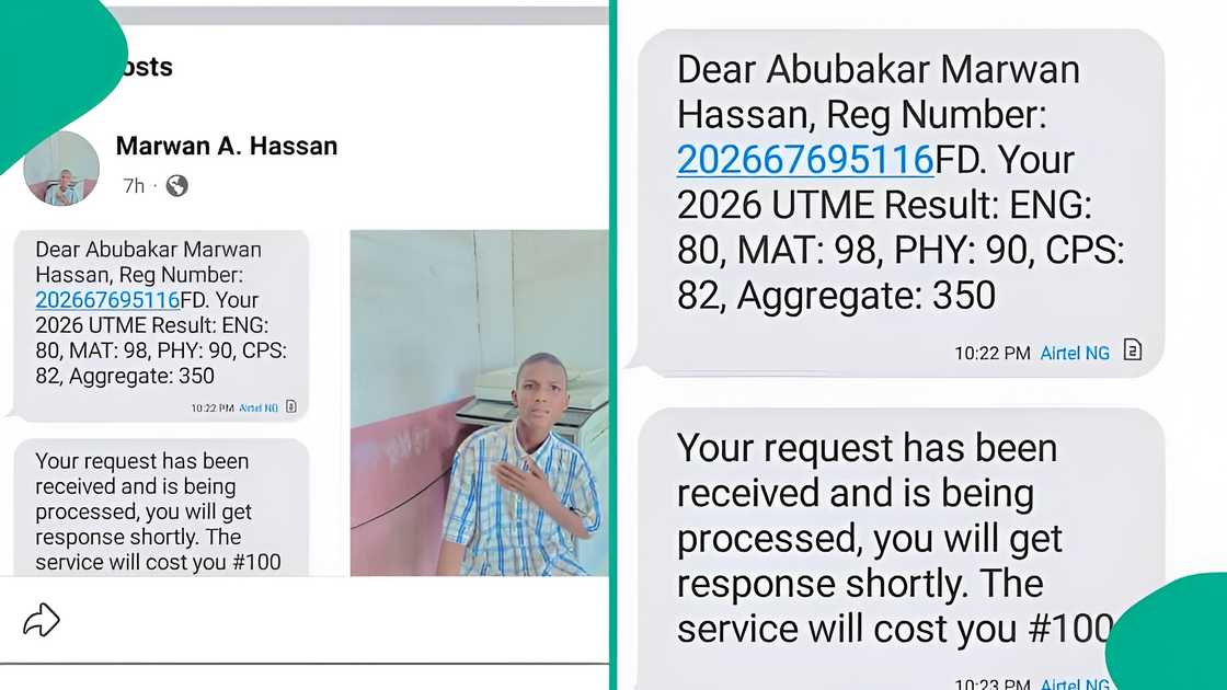 UTME 2026: Boy with 98 in Maths and 90 in Physics shows off result online UTME 2026: Boy with 98 in Maths and 90 in Physics shows off result online