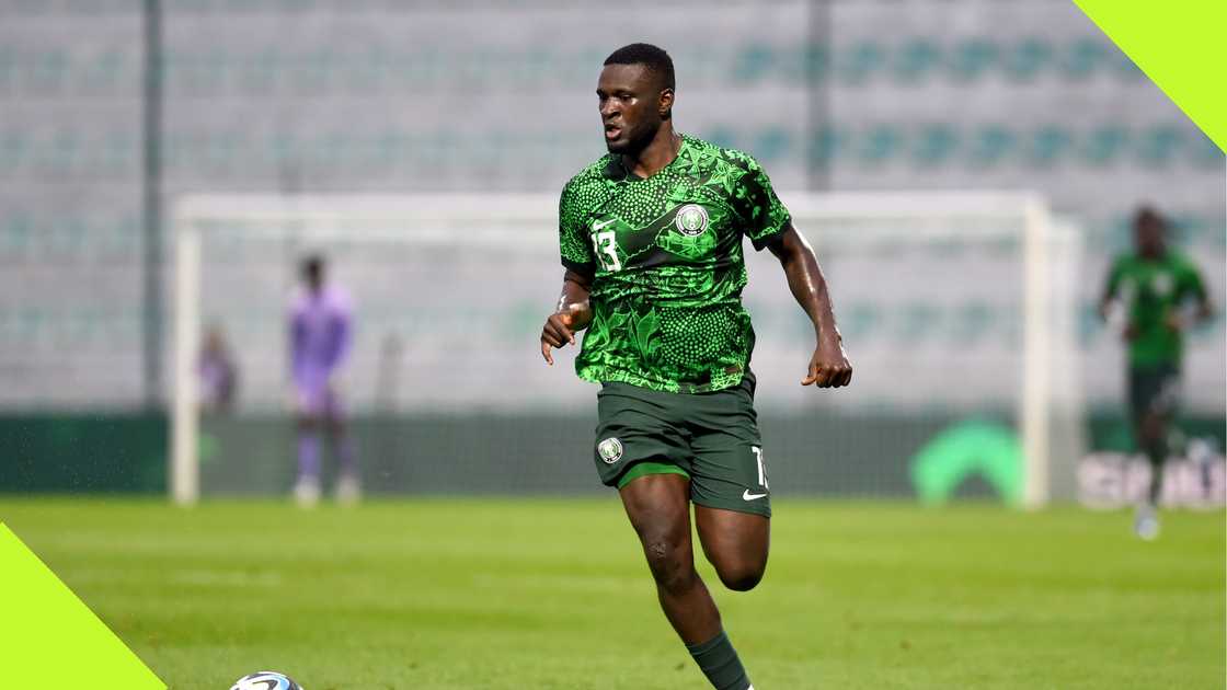 Victor Boniface in action for the Super Eagles of Nigeria team