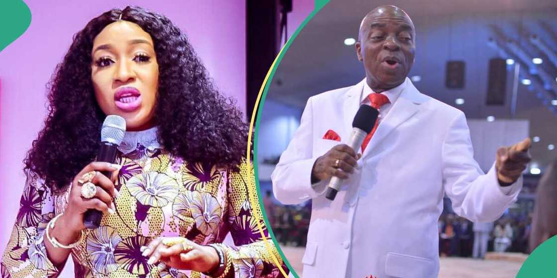 Betta Edu narrates how she became Tinubu's minister after Bishop Oyedepo laid hands on her Betta Edu narrates how she became Tinubu's minister after Bishop Oyedepo laid hands on her