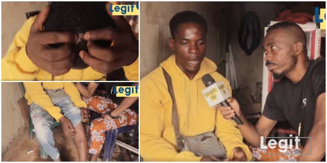 We were kept in underground prison, 8 of my friends died there; Young Libya returnee shares story in video We were kept in underground prison, 8 of my friends died there; Young Libya returnee shares story in video