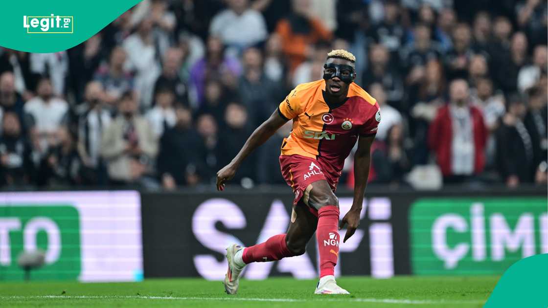 Victor Osimhen, Galatasaray, Besiktas, Tupras Stadium, Istanbul, Turkiye, Super Lig. Victor Osimhen, Galatasaray, Besiktas, Tupras Stadium, Istanbul, Turkiye, Super Lig.