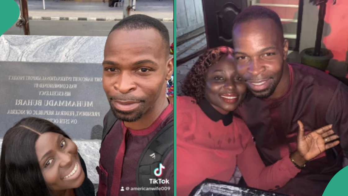 Nigerian lady and American man meet online and marry after six months