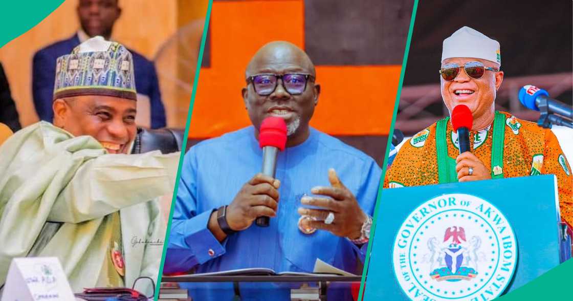 Tambuwal, Sheriff da Gwamna Eno. Tambuwal, Sheriff da Gwamna Eno.