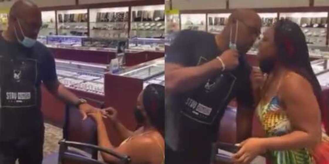 Lady proposes to her man and gets a yes in viral video Lady proposes to her man and gets a yes in viral video
