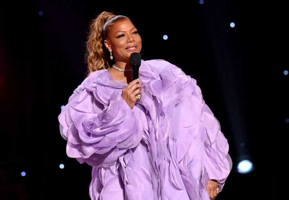 Queen Latifah at Shrine Auditorium and Expo Hall in Los Angeles, California Queen Latifah at Shrine Auditorium and Expo Hall in Los Angeles, California