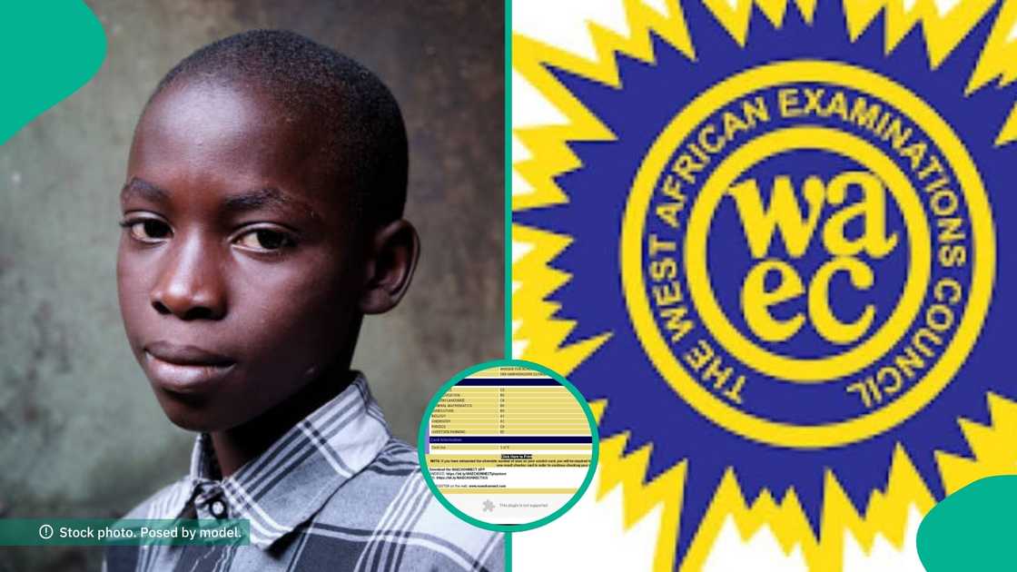 A Nigerian man posts 2026 WAEC result of his sibling A Nigerian man posts 2026 WAEC result of his sibling