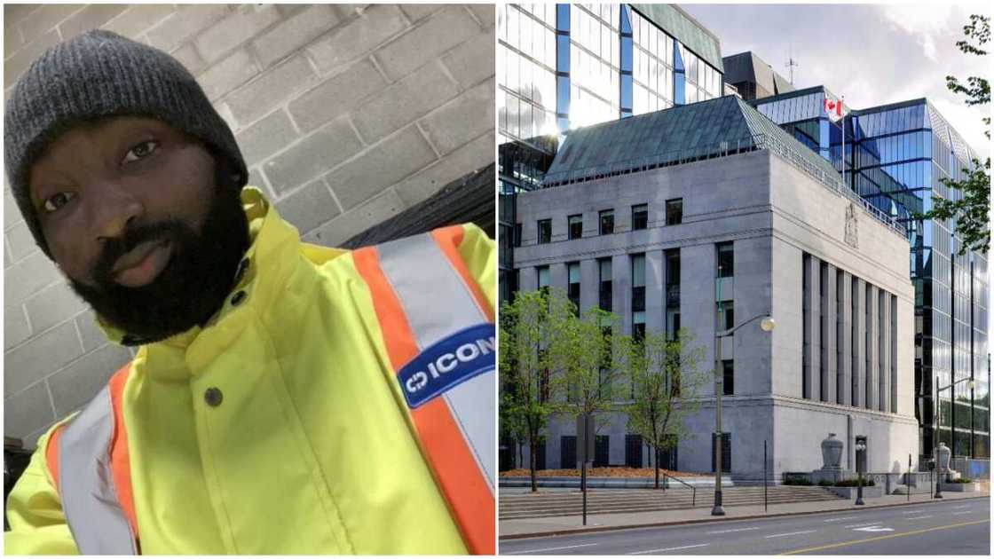 Nigerian man resigns from CBN, relocates aboard, works as a cleaner before getting job with Bank of Canada Nigerian man resigns from CBN, relocates aboard, works as a cleaner before getting job with Bank of Canada