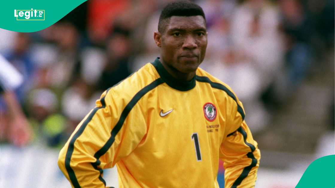 Peter Rufai, Super Eagles, Nigeria, France, 1998 FIFA World Cup. Peter Rufai, Super Eagles, Nigeria, France, 1998 FIFA World Cup.