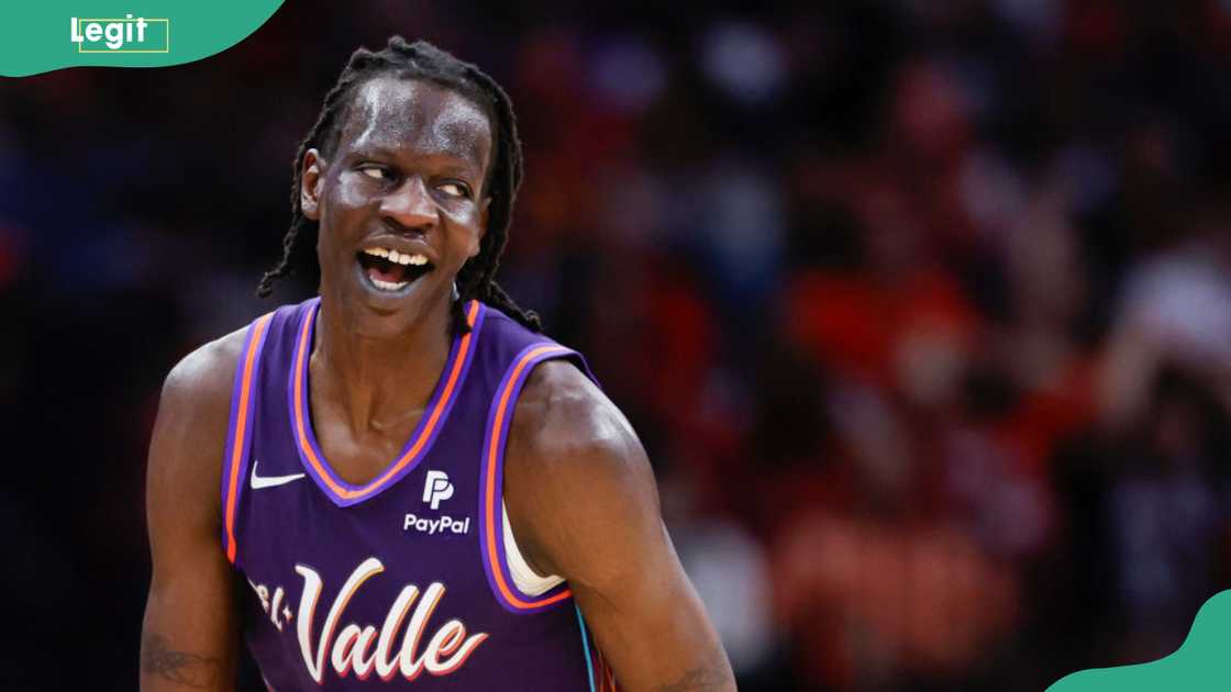 Bol Bol #11 of the Phoenix Suns at Toyota Center in Houston, Texas, USA Bol Bol #11 of the Phoenix Suns at Toyota Center in Houston, Texas, USA
