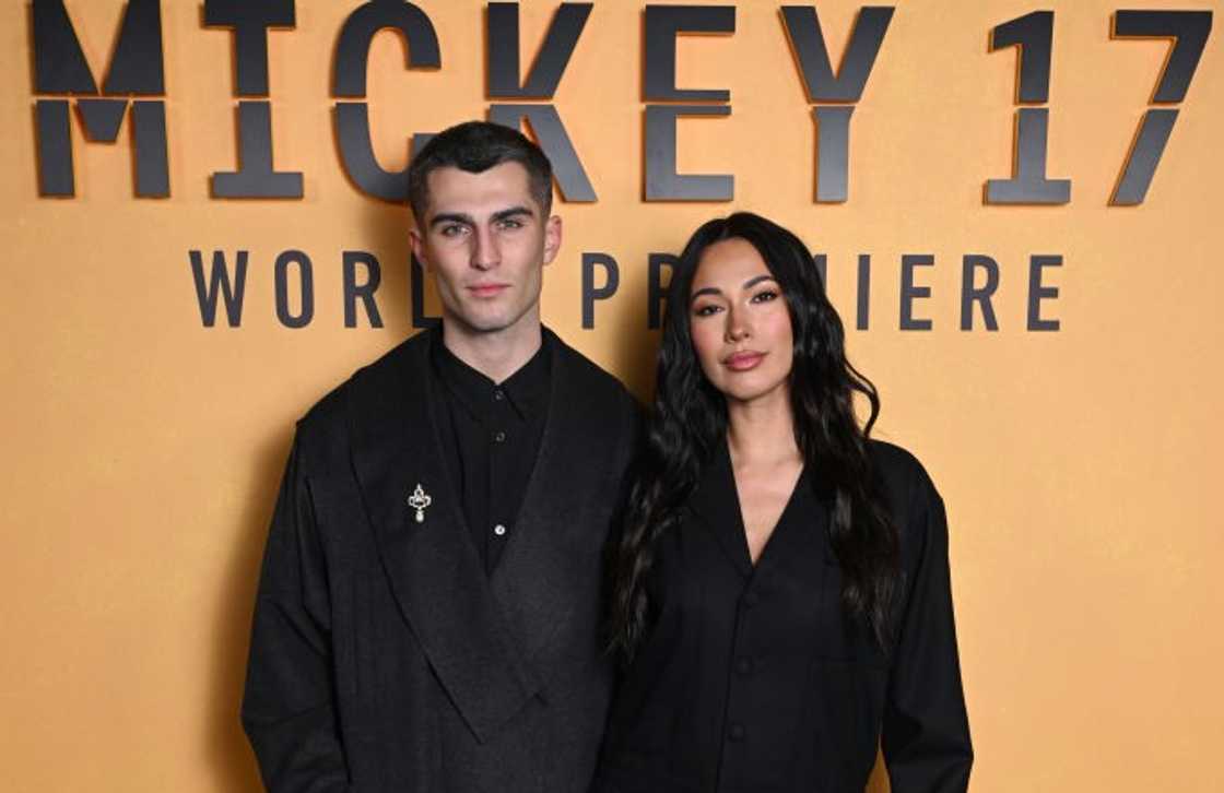 Charlie Jeer and Katherine LaPrell attend a film premiere in London Charlie Jeer and Katherine LaPrell attend a film premiere in London