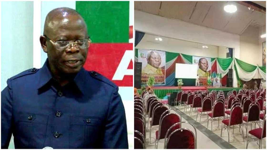 Former APC national chairman, Adams Oshiomhole, 2023 presidency Former APC national chairman, Adams Oshiomhole, 2023 presidency