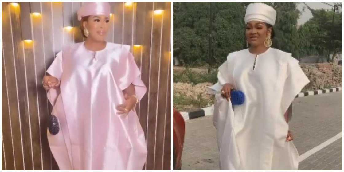Photos of actresses Fathia Balogun and Mercy Aigbe. Photos of actresses Fathia Balogun and Mercy Aigbe.