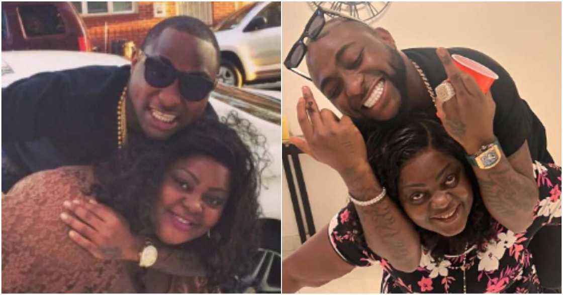 Davido and Eniola Badmus Davido and Eniola Badmus