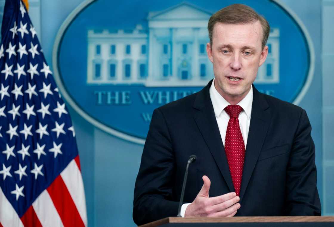 US National Security Advisor Jake Sullivan said the curbs were taken to prevent adversaries from using American technology in ways that threaten national security US National Security Advisor Jake Sullivan said the curbs were taken to prevent adversaries from using American technology in ways that threaten national security