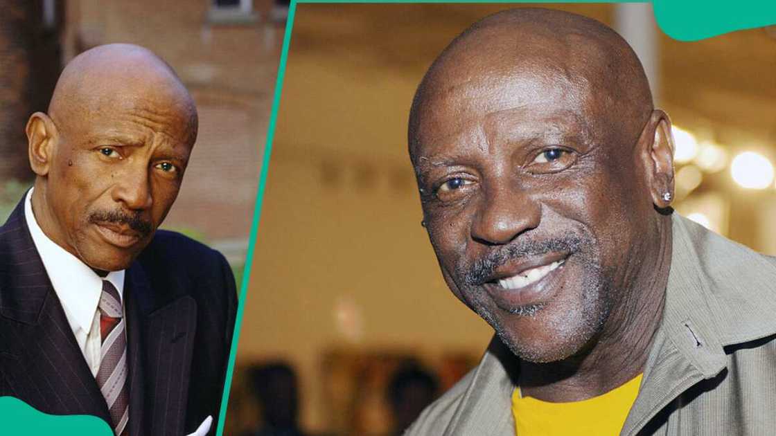 Louis Gossett Jr. stars in For Love of Olivia on CBS (L). The American actor at the 2006 National Black Arts Festival (R)