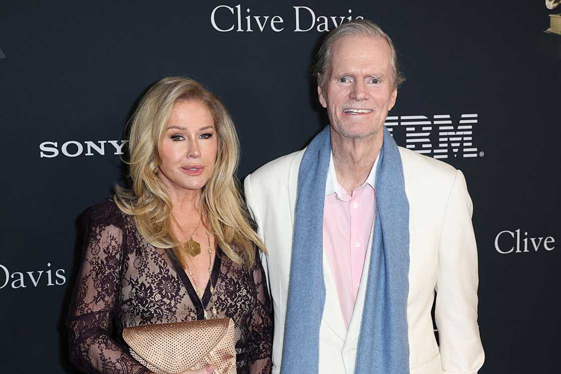 Kathy Hilton and Richard Hilton appear together at an event