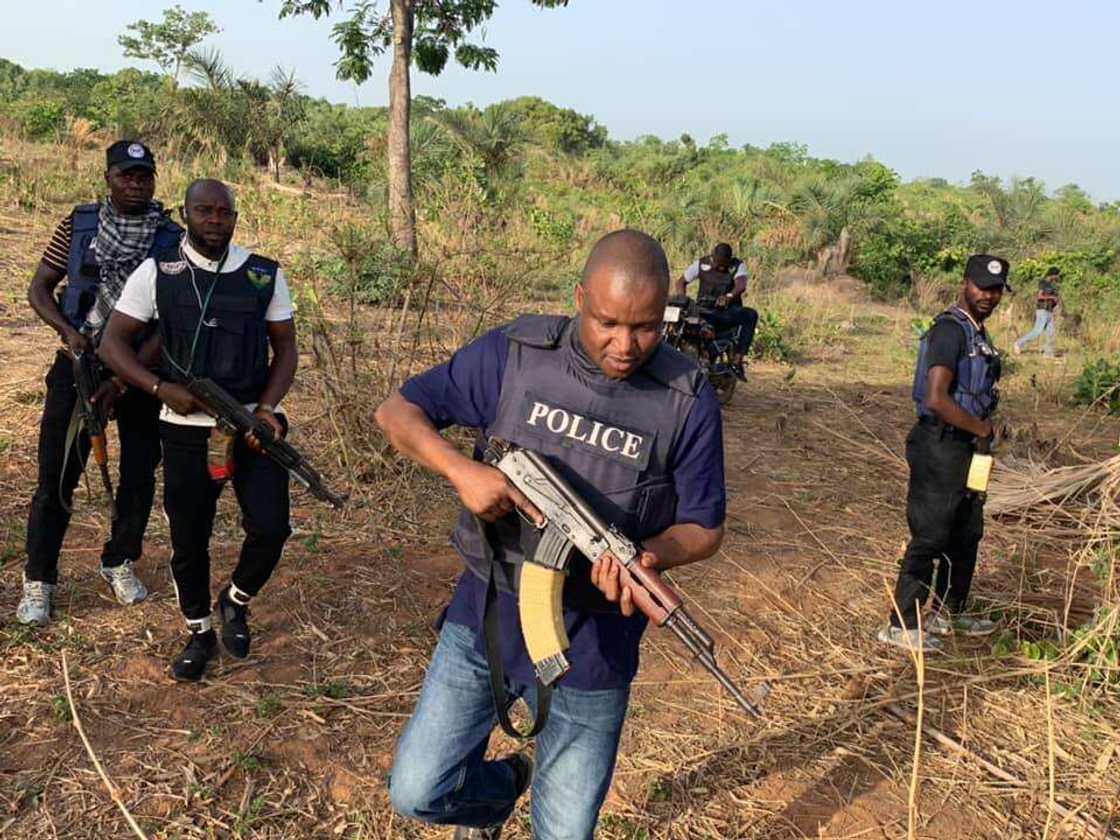 Abba Kyari, team storm bushes along Abuja-Kaduna expressway to hunt kidnappers, bandits (photo) Abba Kyari, team storm bushes along Abuja-Kaduna expressway to hunt kidnappers, bandits (photo)