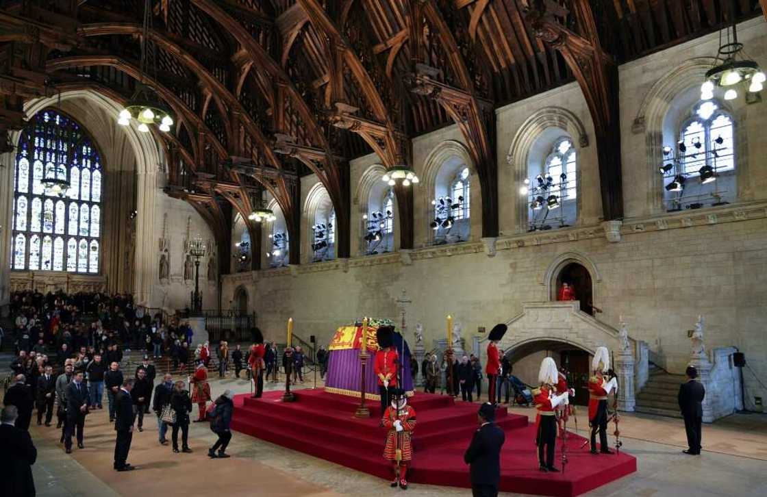 Mourners have until 6:30 am (0530 GMT) on Monday to see Queen Elizabeth's coffin before the lavish state funeral