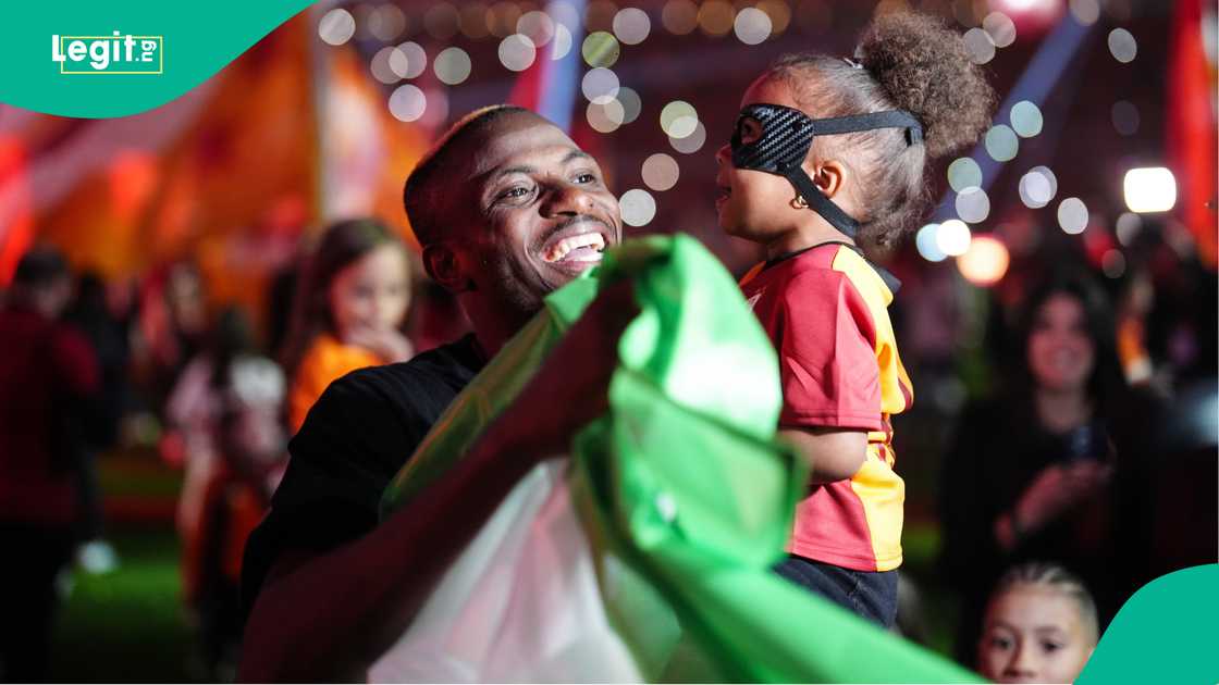 Victor Osimhen, Hayley, Galatasaray, Kayserispor, Rams Park, Istanbul, Turkiye, Super Lig Victor Osimhen, Hayley, Galatasaray, Kayserispor, Rams Park, Istanbul, Turkiye, Super Lig