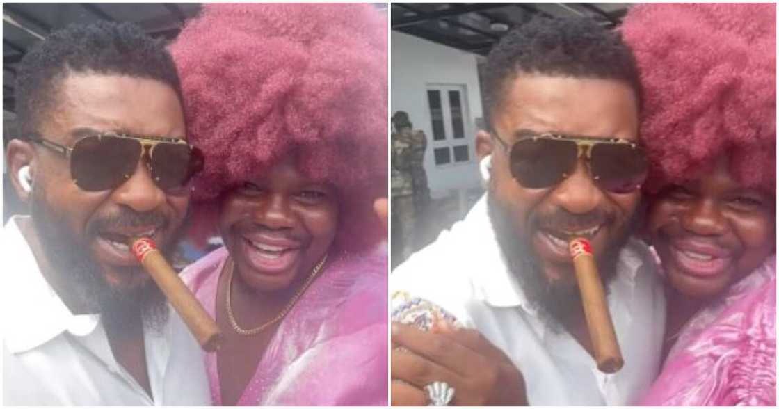 Nollywood's Mr Macaroni and Chidi Mokeme