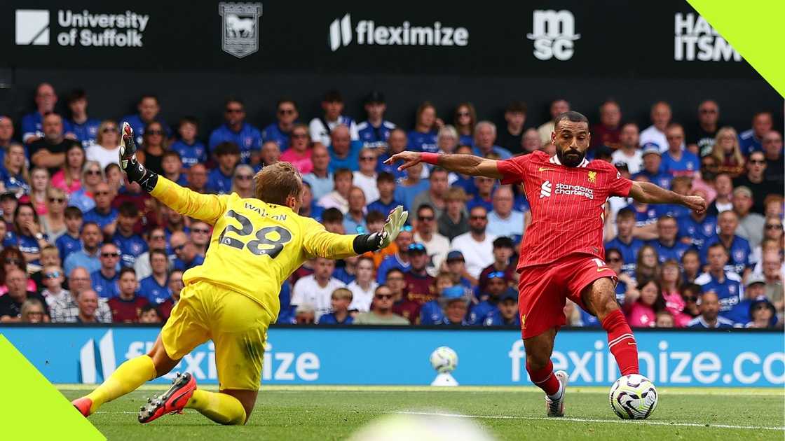 Mohamed Salah sets new Premier League record against Ipswich Town. Mohamed Salah sets new Premier League record against Ipswich Town.