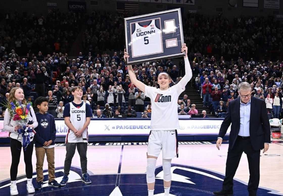 Lauren, Drew, Ryan, Paige celebrating Senior night Lauren, Drew, Ryan, Paige celebrating Senior night