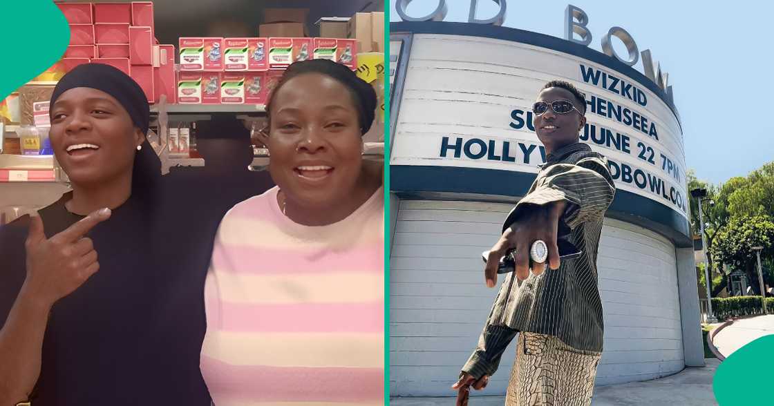 Wizkid visits Nigerian grocery store in UK, urges his fans to patronise the owner. Wizkid visits Nigerian grocery store in UK, urges his fans to patronise the owner.