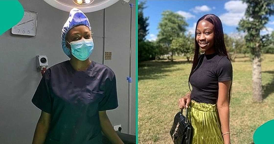 Nursing student reacts to seeing internal organs at a mortuary. Nursing student reacts to seeing internal organs at a mortuary.