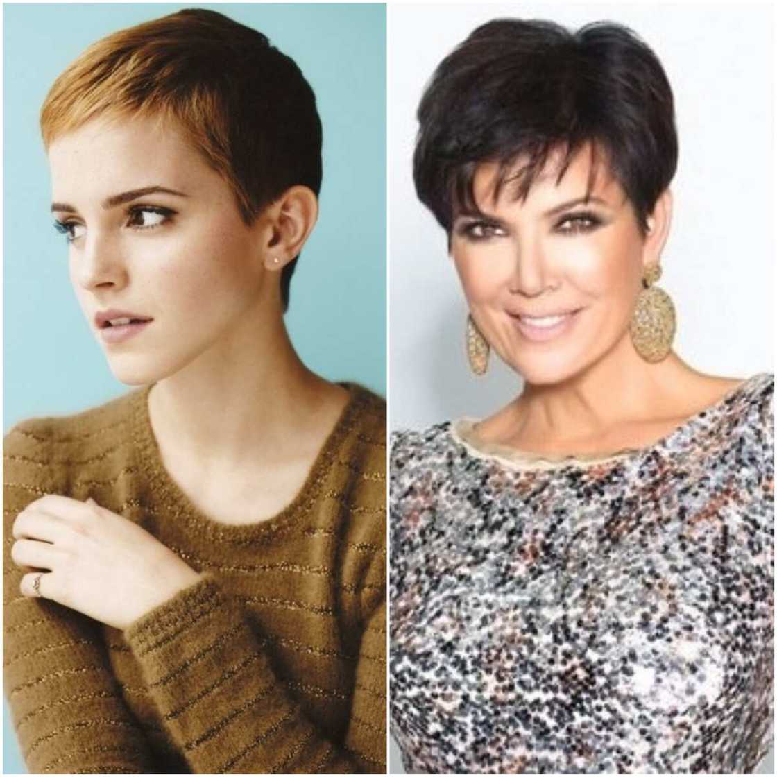 Long pixie cut