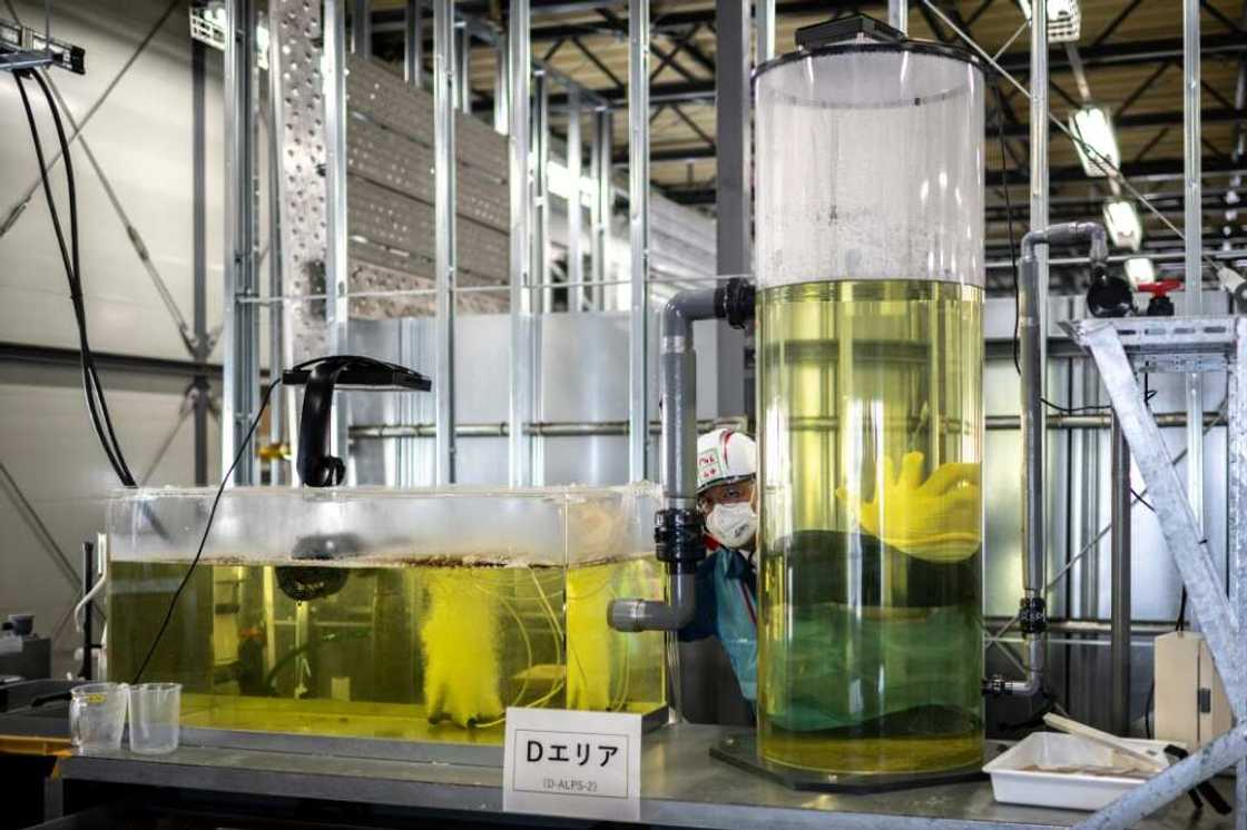 The Tokyo Electric Power Company says filtration removes most radionuclides from the wastewater of the Fukushima Daiichi nuclear power plant The Tokyo Electric Power Company says filtration removes most radionuclides from the wastewater of the Fukushima Daiichi nuclear power plant