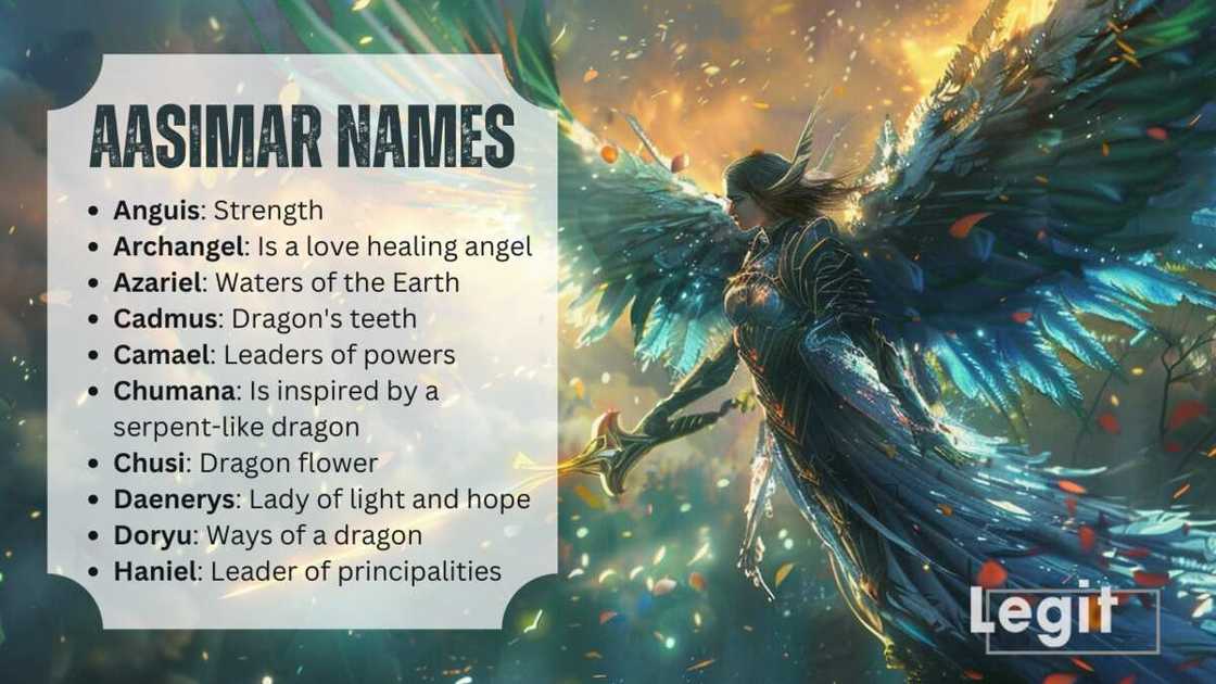 aasimar names aasimar names