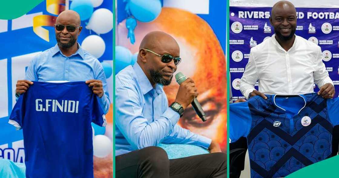 Rivers United unveils former Super Eagles coach Finidi George