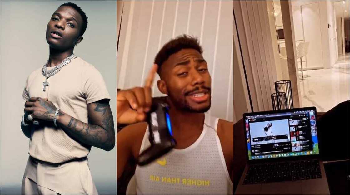 Emmanuel Dennis: Eagles star spotted listening and dancing to Wizkid's MIL album