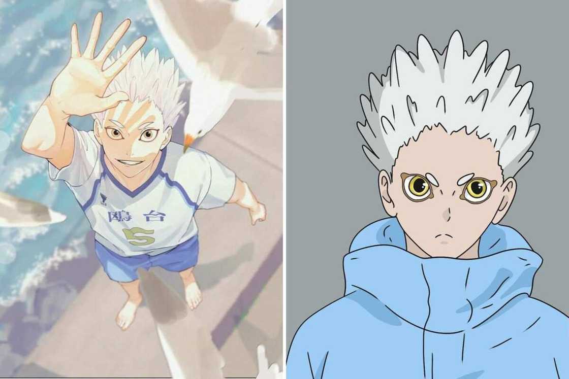Silver-haired anime characters Silver-haired anime characters