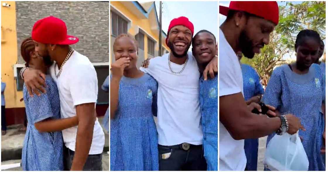 Nollywood's Charles Okocha and his daughter Nollywood's Charles Okocha and his daughter