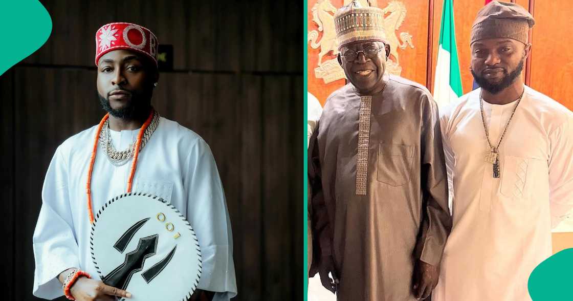 Davido's creative director Deekay DMW shares videos and pictures from meeting with President Tinubu.