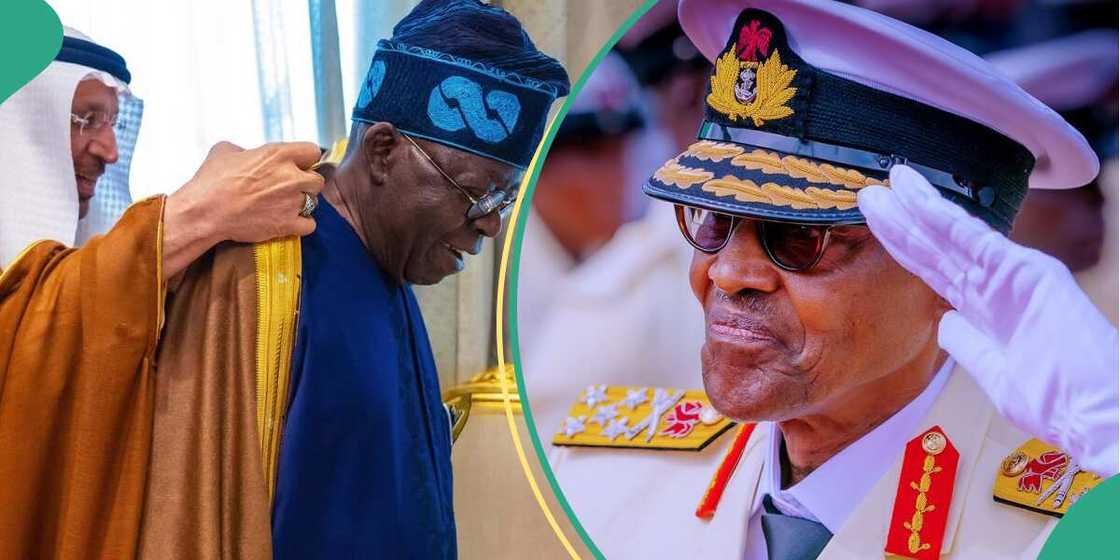 Bola Tinubu da Muhammadu Buhari Bola Tinubu da Muhammadu Buhari