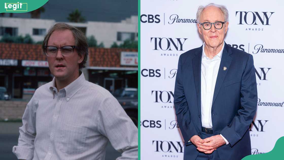 John Lithgow in a past and recent photo