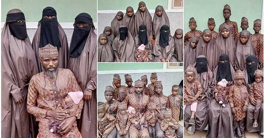 Baba Lawal, Sallah celebration, 3 wives and 13 children Baba Lawal, Sallah celebration, 3 wives and 13 children